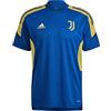 adidas Juve EU TR JSY Maglietta, Blu (azufue), XL Uomo