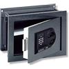 BURG-WÄCHTER Cassaforte a Muro, Karat WT 613 E, Serratura Elettronica a Combinazione Numerica, Livello di Sicurezza B, Profondità Regolabile, Grigio, Volume 10.7-17.4 l
