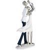 AlexandreHouse Sculpture, Family, Synthetic resin, white, PU 1, L. 8 cm, W. 16 cm, H. 35 cm