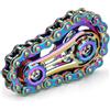 WUSJCOF Ingranaggi Fidget Catena Giocattolo Fidget Spinner Anello Montaggio Cool in Metallo Catene da Bicicletta Cubo EDC Novità Antistress per Bambini e Adulti Regalo Cinematico