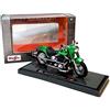 Maisto Harley Davidson FLSTF Street Stalker 2000 modello in scala 1:18 verde di Maisto