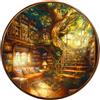 CHARMIBLE Puzzle in legno per adulti, 300 pezzi, 34 x 34 cm, puzzle in legno a forma di animale, puzzle in legno con scatola in legno