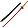 SHASHAYA Spada giapponese anime 75 cm, spada samurai in bambù, Katana, fatta a mano, oggetti di scena per cosplay, giocattoli con lama in bambù per bambini, ragazzi e ragazze, regalo per feste