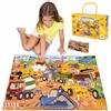 BONNYCO Puzzle Bambini XXL Cantiere 48 Pezzi Grandi. Puzzle Gigante di 92 x 62 cm Giochi per Bambini. Regalo Bambino e Bambina e Educativi 2-8 Anni