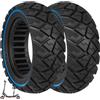 VOLOHAS 9x3,0-5,5 Pneumatici Completi per Kukirin G2 Pro, Zero 10 X, Dualtron Eagle Pro, Pneumatici di Ricambio in Gomma Piena, Fuoristrada, Solidi e Resistenti Alle Forature (Blu 2 Pezzi)