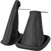 L & P Car Design Cuffia cambio e Freno a mano compatibile con Opel Corsa B e Tigra A 1993-2000 - nero - vera pelle - leva cambio manuale - (A0003-5)