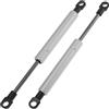X AUTOHAUX Molle a gas da 200 mm/7,87 4 lb/20N/2 kg molle a gas tono argento in acciaio al carbonio 2 pezzi RV auto cassetta degli attrezzi coperchio scatola portaoggetti copertura porta armadio