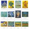 A ART·ZONE Biglietti di auguri Van Gogh (30 carte) 14 x 10 cm, set di cartoline vuote