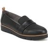 Dr. Scholl's Webster Mocassini da Donna, Serpente Nero., 38.5 EU Larga
