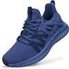 Abboos Scarpe da Ginnastica da Donna, Senza Lacci, Leggere, Casual, per Palestra, Viaggi, Lavoro, Blu Scuro, 35.5 EU