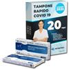 general merchandising Tampone Rapido Covid-19 - Kit 20 Test Antigenici Nasali Autodiagnostici - Risultato in 15 Minuti - Rilevamento Varianti 2025 - Certificazione CE 1434
