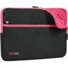 TECHGEAR Custodia Cover - Copertina protettiva manicotto in neoprene Sottile con interno antiurto bolle per il Apple iPad Pro 12.9, Samsung Pro 12.2, Book 12, Microsoft Pro 4/3/2 e altri - Rosa