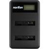 Norifon NB-6L Doppio Canale LCD USB Caricatore per Canon PowerShot S95 | Compatibile con Canon PowerShot SX530 HS, SX610 HS, SX710 HS, SD1200 IS, SD1300 IS, S120 IXY 10S IXY 30S