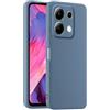 HULLIN Custodia per Telefono in Silicone Colorato, Adatta per Redmi Note 13 4G (6.67) - Grigio lavanda