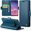 Rerzoiro Cover per Samsung Galaxy S10 Custodia Portafoglio [Blocco RFID] Premium Pelle PU Wallet Case Flip Libro con Porta Carte Slot Supporto Flip Case per Samsung Galaxy S10, Blu