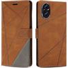 SONWO Cover per Honor 200 PRO 5G, Flip Custodia in PU Pelle, Cover a Libro Portafoglio con Slot per Schede e Supporto Stand per Honor 200 PRO 5G, Marrone