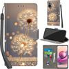 PHINIENLAND Cover per Xiaomi Redmi Note 10 4G custodia portafoglio Dente di leone | 3 scomparti carte, 1 tasca banconote, Chiusura magnetica, Supporto, Pelle PU flip cover per Redmi Note 10 4G