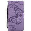 DENDICO Cover per Galaxy A3 2016, Pelle Portafoglio Custodia per Samsung Galaxy A3 2016 Custodia a Libro con Funzione di appoggio e Porta Carte di Credito - Viola