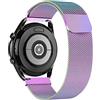 GBPOOT 20mm Cinturino Compatibile con Samsung Galaxy Watch 6/5/4/Active/Active 2(40mm/44mm)/Watch 3 41mm/Watch 42mm/Gear S2,Cinturino in Acciaio Inossidabile Metallo a Rete,20mm,Colorato