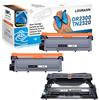 LOSMANN 2x Toner & 1x Tamburo compatibile per Brother TN2320 DR2300 per Brother HL-L2300D HL-L2320D HL-L2340DW HL-L2360DN HL-L2360DW HL-L2365DW HL-L2380DW DCP-L2500D DCP-L2520DW DCP-L2540DN