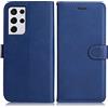 DENDICO Cover per Galaxy S21 Ultra, Premium Portafoglio PU Custodia in PU Pelle, Flip Libro TPU Bumper Caso per Samsung Galaxy S21 Ultra, Blu Navy