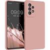 kwmobile Cover per Samsung Galaxy A53 5G Custodia - Back Case per Smartphone in Silicone TPU - Protezione Gommata - ocra