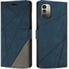 SONWO Cover per Nokia G11 / Nokia G21 Custodia, Flip Caso in PU Pelle Case Cover Premium Portafoglio Custodia per Nokia G11 / Nokia G21, Slot per Schede, Supporto Stand, Blu