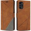 SONWO Cover per Moto G22 Custodia, Flip Caso in PU Pelle Case Cover Premium Portafoglio Custodia per Moto G22, Slot per Schede, Supporto Stand, Marrone