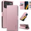 Yunubeyii Cover Libro per Xiaomi Poco X6 Pro 5G - [Blocco RFID] Luxury PU Leather Portafoglio Card Holder Magnetic Phone Custodia con Kickstand, Cover Protettiva Antiurto, Rosa
