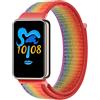 FYISWHO Traspirante Sport Cinturino per Honor Band 9, Nylon Bracciali Cinturini di Ricambio per Honor Band 10