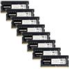 Gigastone 【DDR4 RAM Solo Notebook】GIGASTONE 64GB Kit(8x8GB) DDR4 2666MHz (2400MHz or 2133MHz) PC4-21300 (PC4-19200/17000) CL19 1.2V SODIMM 260pin Memoria notebook-Unbuffered Non-ECC, alte prestazioni