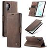 Phernykas Cover per Samsung Galaxy Note 10 Plus Libro Pelle Portafoglio, [Porta Carte] [Magnetica] Premium PU Flip Wallet Custodia Cellulare Protection per Samsung Note 10 Plus Leather Case, Caffè