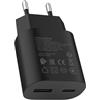 Samneer 25W USB tipo C Caricabatterie veloce 15W USB tipo A Adattatore Per:Samsung Galaxy S25 S24 S23 S22 S21 S20 A56 A55 A54 Veloce Telefono cellulareSpina di ricarica USB C Rapido Alimentator Lightning