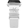 EIHAIHIS Compatibile con Cinturini in Silicone per Apple Watch 38mm 40mm 41mm 42mm 44mm 45mm 49mm, Decorativi con Diamanti in Metallo per Cinturini Accessori per iWatch Ultra 8 7 6 5 4 3 SE,lettera K