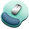 SHESHY Tappetino Mouse, Mousepad Poggiapolsi, Gaming Mouse Pad con poggiapolsi - Con Comodo Supporto in Gel per Polso - Base in Gomma Antiscivolo, Ergonomico