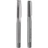 QUARKZMAN Set Maschi Mano Metrici 2pz, Maschi Vite Filettatura Conica/Tappo M8 x 1,25, Kit Utensili per Maschiatura Mano Acciaio Rapido