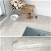 VEELIKE Carta Adesiva Marmo Grigio Carta da Parati Effetto Marmo Grigia Pellicola Autoadesiva per Cucina Paraschizzi Impermeabile Pellicola Adesiva Decorativa Camera da Letto Bagno 40cm x 300cm