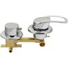 oomvarmer Miscelatore doccia incasso con deviatore per cabina doccia valvola 2 3 4 5 vie deviatrice in ottone cromato a parete per bagno rubinetto monocomando da muro cartuccia acqua manuale per wc (4 vie 10cm)