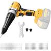 Gotrain Pinza per rivetti elettrica automatica compatibile con Dewalt 20V senza spazzole, con LED automatico, pinza per rivetti automatica per utensili manuali da 3,2/4 mm (senza batteria)