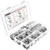 LOKMAN 60 pezzi in acciaio inox regolabile 6-38 mm gamma vite senza fine morsetto tubo flessibile per tubi, tubo carburante per applicazioni idrauliche, automobilistiche e meccaniche
