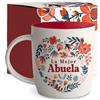 Triple Gifffted La Mejor Abuela Tazza da caffè in spagnolo, Latino Best Grandma in the World, regalo Dia de las Madres, festa della mamma, Navidad, compleanno e Natale, Taza Abuelos, V2, 370 ml