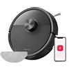 roborock Q7 M5 Set Robot Aspirapolvere Lavapavimenti con Mappatura, 10.000 Pa, Anti-groviglio, Quantità d'acqua Regolabile per il Lavaggio, Auto Boost sui Tappeti, Controllo APP, Nero