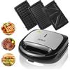OZAVO Tostiera Piastra 3 in 1 Elettrica Multifunzione per Toast, Piastra Waffle e Grill Sandwich Maker e Waffle Maker, Potenza 750W