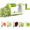 SternSinn Spiralizzatore di Verdure Taglia Verdure a Spaghetti 5 In 1 Affettatrice a Spirale Manuale Tagliaverdure Julienne Spaghetti Zucchine Attrezzo Spaghetti di Zucchine Attrezzo per Verdure Cetrioli Carote