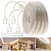 FOLGEMIR Striscia LED senza filo conduttore, 20 metro - Bianco Freddo, 2835 120 LEDs/m, illuminazione molto luminosa - 9W / 950LM per metro, 220V 230V, IP65 impermeabile