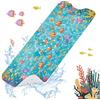 SHUCHING Tappetino Vasca Antiscivolo Bambini Pesce Pagliaccio, Tappeto Doccia Antiscivolo Bambini 100x40cm, Tappetino Bagno Resistente alla Muffa e Lavabile in Lavatrice