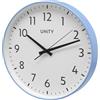 Unity Orologio da parete, Fradley, silenzioso, moderno, blu, 30 cm