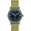 MWC 1940s/50s Dirty Dozen Automatico Acciaio Nero Tessuto Militare Orologio Uomo