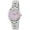 Breil, Collezione Claridge, Orologio Donna Solo Tempo, Lunetta e Quadrante MOP Rosa con Pietre, Bracciale in Acciao, Pietra Sfaccettata sulla Corona, Chiusura con Pulsanti, Cassa 34 mm, Silver-Rose