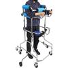 NIGORIY Deambulatore per anziani, 8 ruote, 6 con freni, portata 100 kg, deambulatore stretto per appartamento 10 cm, diametro ruota 5 livelli, larghezza 10 livelli, altezza per 150-180 cm, altezza applicabile